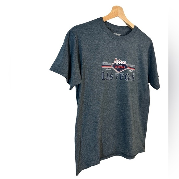 Las Vegas Dark Gray T-Shirt Juniors Size Large ☀️ - Picture 4 of 9